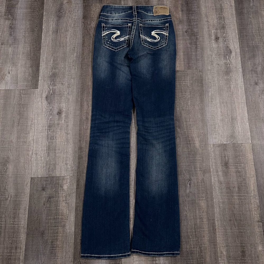 New Women’s Size W24/L33 Silver Jeans Suki Bootcut - Picture 4 of 5
